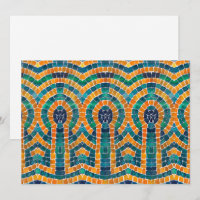 GOUDEN ICONEN MOZAÏEK 5.5x7.5 Platte kaart
