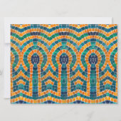 GOUDEN ICONEN MOZAÏEK 6.5x8.75 Platte Kaart (Voorkant)