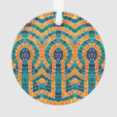 GOUDEN ICONEN MOZAÏEK Acryl Circle Ornament (achterkant)