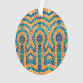 GOUDEN ICONEN MOZAÏEK Acryl Circle Ornament (voorkant)