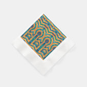 GOUDEN ICONEN MOZAÏEK Gecoineerde Cocktail Papier  Servet (Hoek)