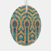 GOUDEN ICONEN MOZAÏEK GLAS CIRKELORNAMENT ORNAMENT (Voorkant Rechts)