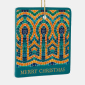 GOUDEN ICONEN MOZAÏEK Keramisch Vierkant Ornament  (Rechts)