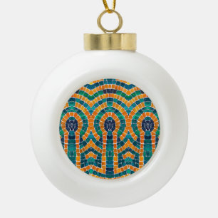 GOUDEN ICONEN MOZAÏEK Keramische Balornament Bal Ornament