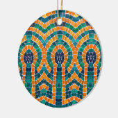 GOUDEN ICONEN MOZAÏEK Keramische Cirkel Ornament (Links)