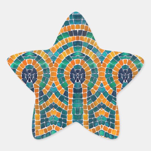 GOUDEN ICONEN MOZAÏEK Star Stickers (Voorkant)