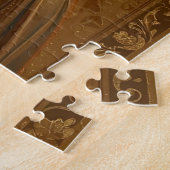 Gouden icoon Maagd Maria Madonna puzzel (Zijkant)