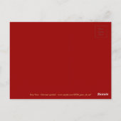 Gouden Ideogram Hond Chinees Jaar Zodiac Verjaarda Briefkaart (Achterkant)