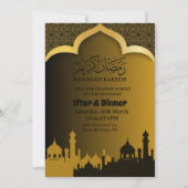 Gouden iftar diner Ramadan 2025 1446 Kaart (Voorkant)