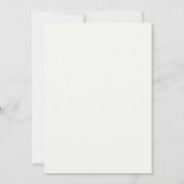 Gouden Ijs Blad Bruiloft Kaart (Achterkant)