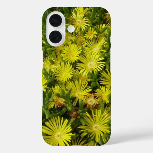 Gouden Ijsplant Gele Bloemen Case-Mate iPhone Case (Achterkant)