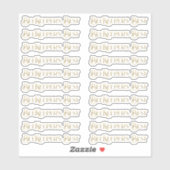 Gouden imker's beste honing bijenstal product labe sticker (Vel)