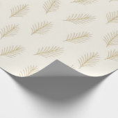 Gouden Immergroen Cadeaupapier (Hoek)