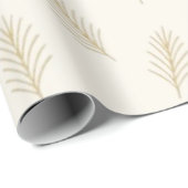 Gouden Immergroen Cadeaupapier (Rol Hoek)