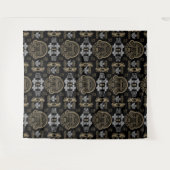 Gouden Inca Azteekse Home Decor Wandkleed (Voorkant (horizontaal))