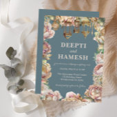 Gouden Indiase Mehndi Arabische nachten pastel Kaart