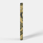 Gouden Indiase Patroon, William Morris iPhone Hoesje (Rechterkant)