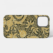 Gouden Indiase Patroon, William Morris iPhone Hoesje (Achterkant horizontaal)
