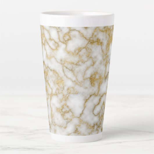 Gouden ingelegde marmeren Mok (Voorkant)