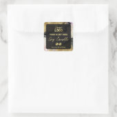 Gouden inkt Holografische Glitter Soy Kaars Labels (Tas)