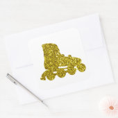 Gouden Inline Schaats Sticker (Envelop)