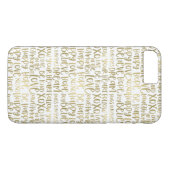 Gouden Inspirerend woorden Case-Mate iPhone Case (Achterkant (Horizontaal))