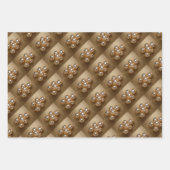 Gouden iriserende ballonnen inpakpapier vel (Voorkant 2)