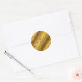 Gouden islamitische kalligrafie ronde sticker (Envelop)