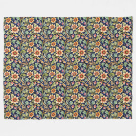 Gouden Islamitische stijl bloemen Fleece Deken