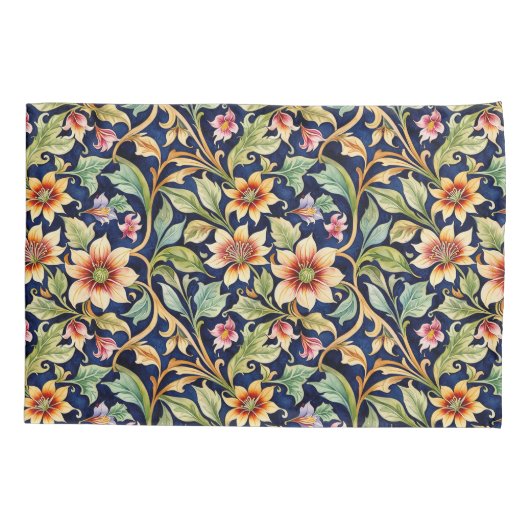 Gouden Islamitische stijl bloemen Kussensloop (Achterkant)