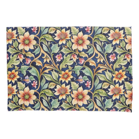 Gouden Islamitische stijl bloemen Kussensloop (Voorkant)