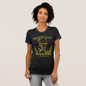 Gouden ITC Theremin Zeemeermin T-shirt (Voorkant volledig)