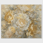 Gouden Ivoren Tuin Cadeaupapier (Vlak)