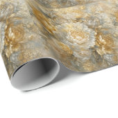 Gouden Ivoren Tuin Cadeaupapier (Rol Hoek)