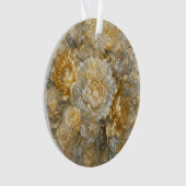 Gouden Ivoren Tuin Ornament (voorkant)