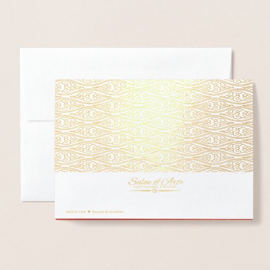 Gouden Jaar van de Tijger Verjaardag met Chinees R Folie Kaarten (Met envelop)