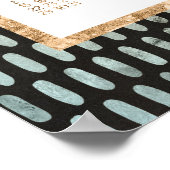 Gouden Jaarlijkse 2017 Agenda Poster Zwart 18x24 (Hoek)