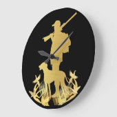 Gouden jager grote klok (Hoek)