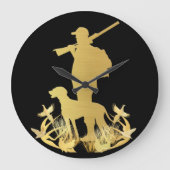 Gouden jager grote klok (Voorkant)