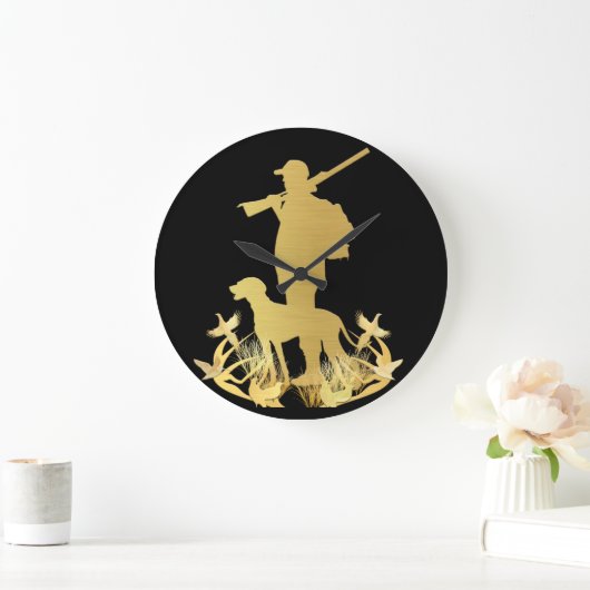 Gouden jager grote klok (Huis)