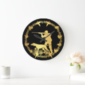 Gouden jager grote klok (Huis)