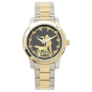 Gouden jager horloge