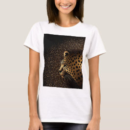 Gouden Jaguar Patroon T-shirt