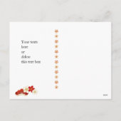 Gouden Japan Happy Nieuwjaar Ansichtkaart Feestdagenkaart (Achterkant)