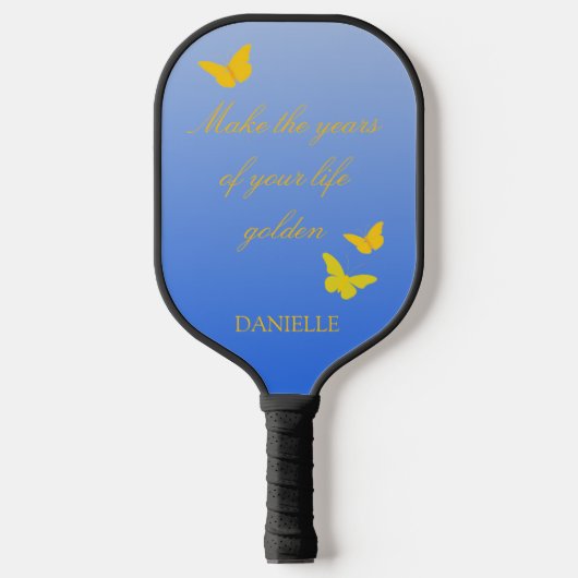 Gouden Jaren Pickleball Paddle (Voorkant)