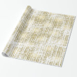 Gouden Jewel Bokeh Abstract Cadeaupapier<br><div class="desc">Gouden Jewel Bokeh Abstract</div>