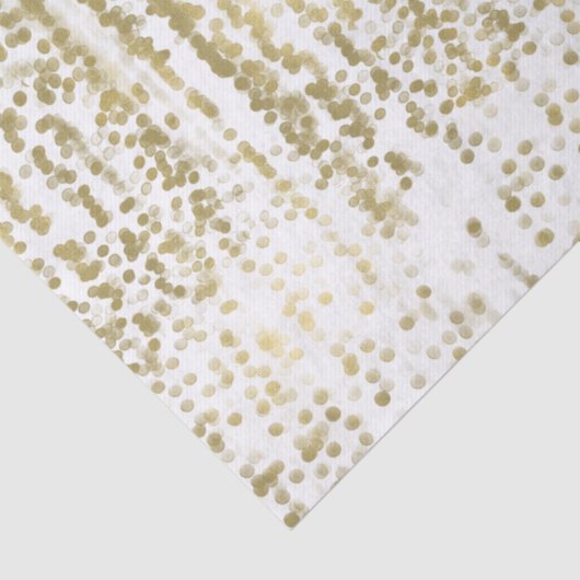 Gouden Jewel Bokeh Abstract Tissuepapier (Detail)