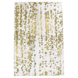 Gouden Jewel Bokeh Abstracte bruiloft Medium Cadeauzakje