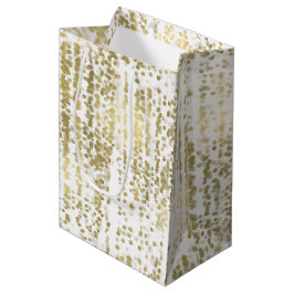 Gouden Jewel Bokeh Abstracte bruiloft Medium Cadeauzakje