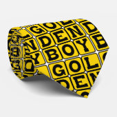 Gouden Jongen Stropdas (Opgerold)